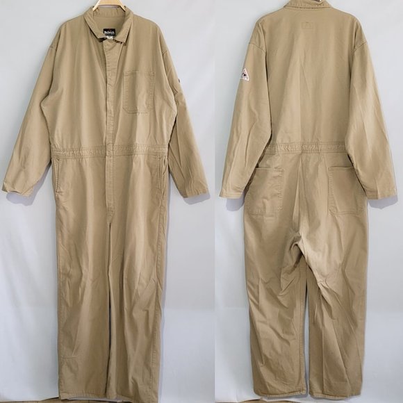 Bulwark Protective Apparel Excel FR Flame Resistant Coveralls Men's Size 48-LN - Picture 2 of 10